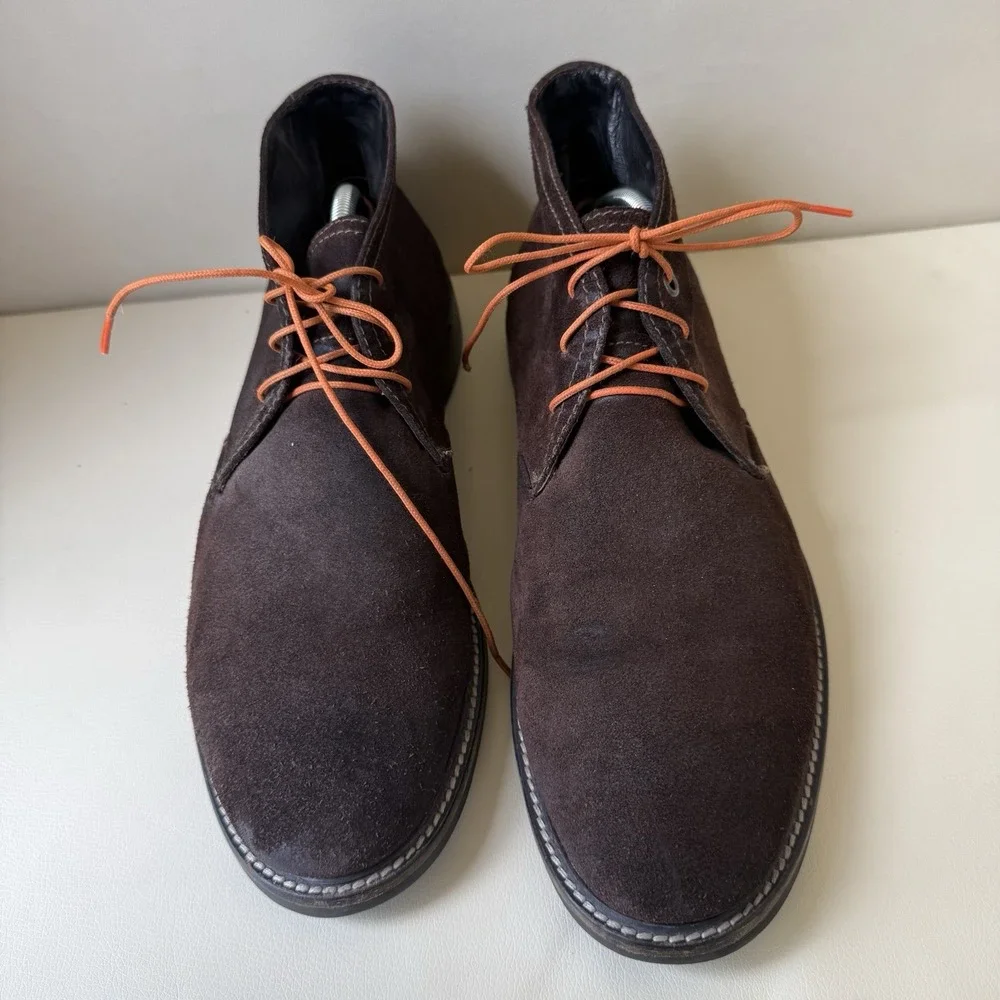 1901 Men's Size 11M Brown Suede Chukka Boots Lace Up Desert Ankle Boots
